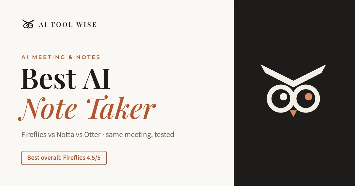 Best AI note taker 2026 featured image