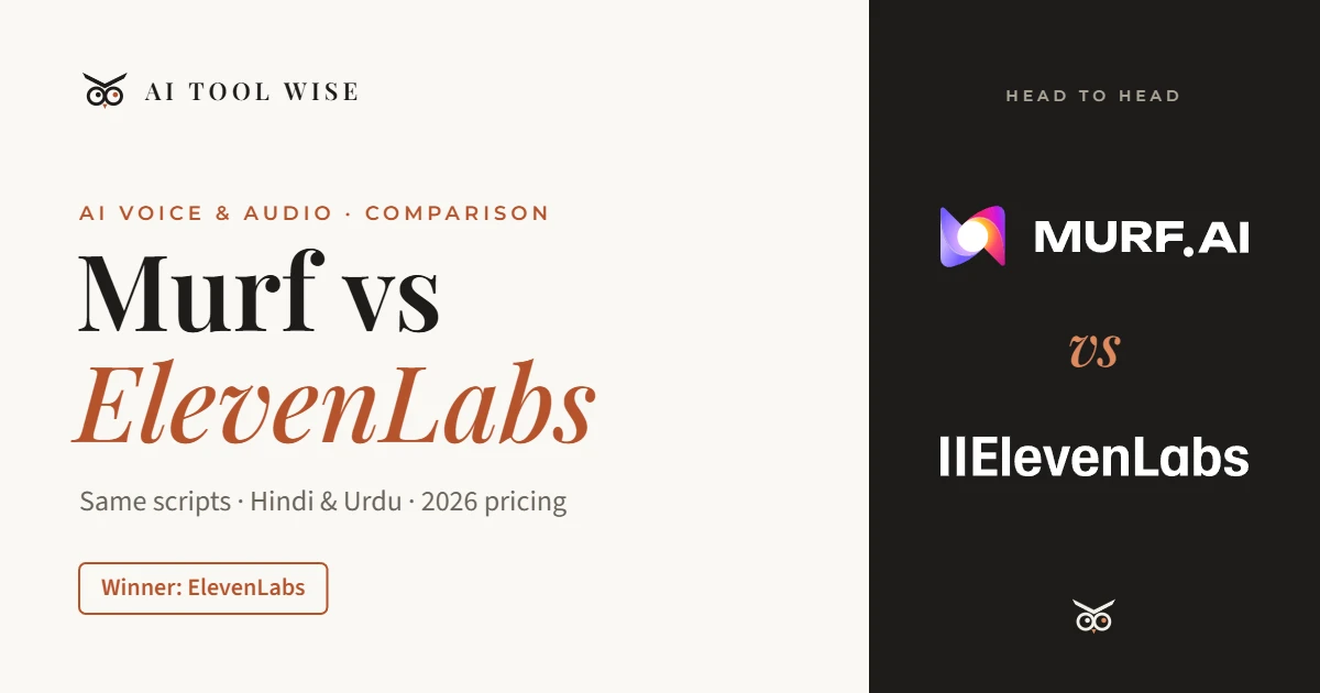Murf vs ElevenLabs comparison featured image