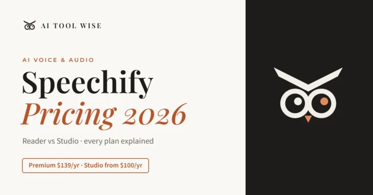 Speechify pricing 2026 featured image